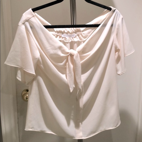 Off white bow blouse - Picture 1 of 7